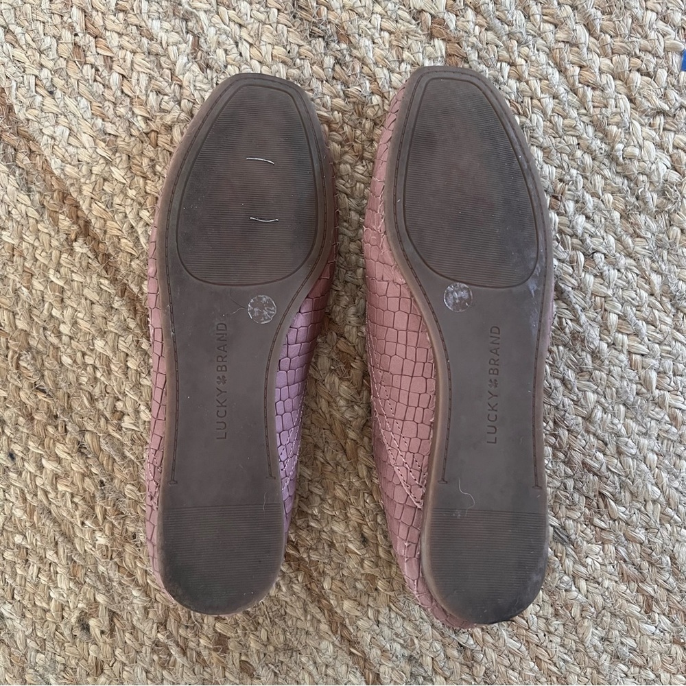 Lucky Brand Snakeskin Ballet Flat - Picture 3 of 3